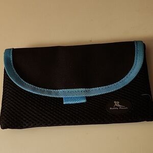 Buddy Pouch Black and Blue Wallet
